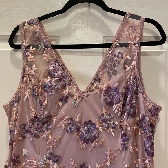 Like New! Stunning Formal, Wedding Guest,MOB,MOG Full length gown size 16 - Picture 3 of 8